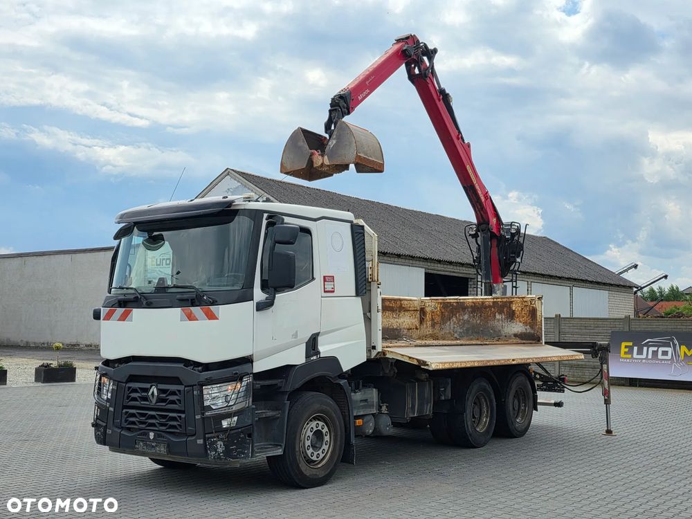 Renault C430, HDS PALFINGER M120L97, MEILLER Kipper, 6X4, EURO 6 - 4