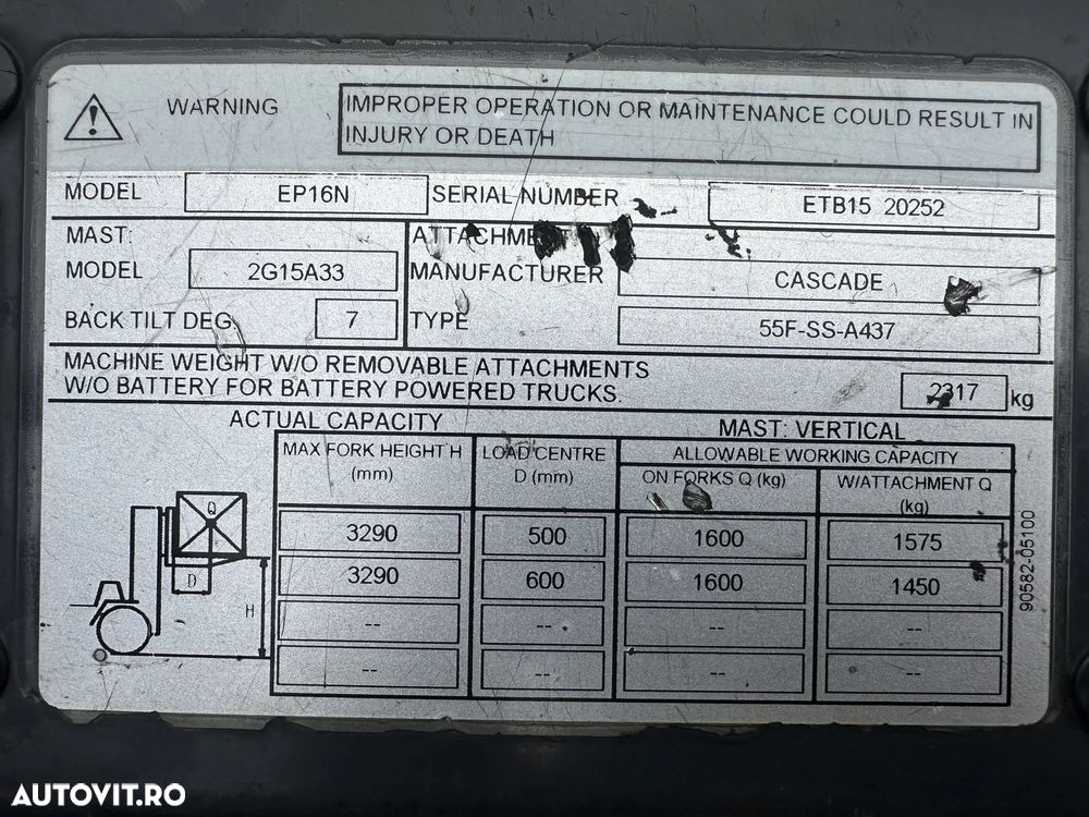 Caterpillar EP16N - 8