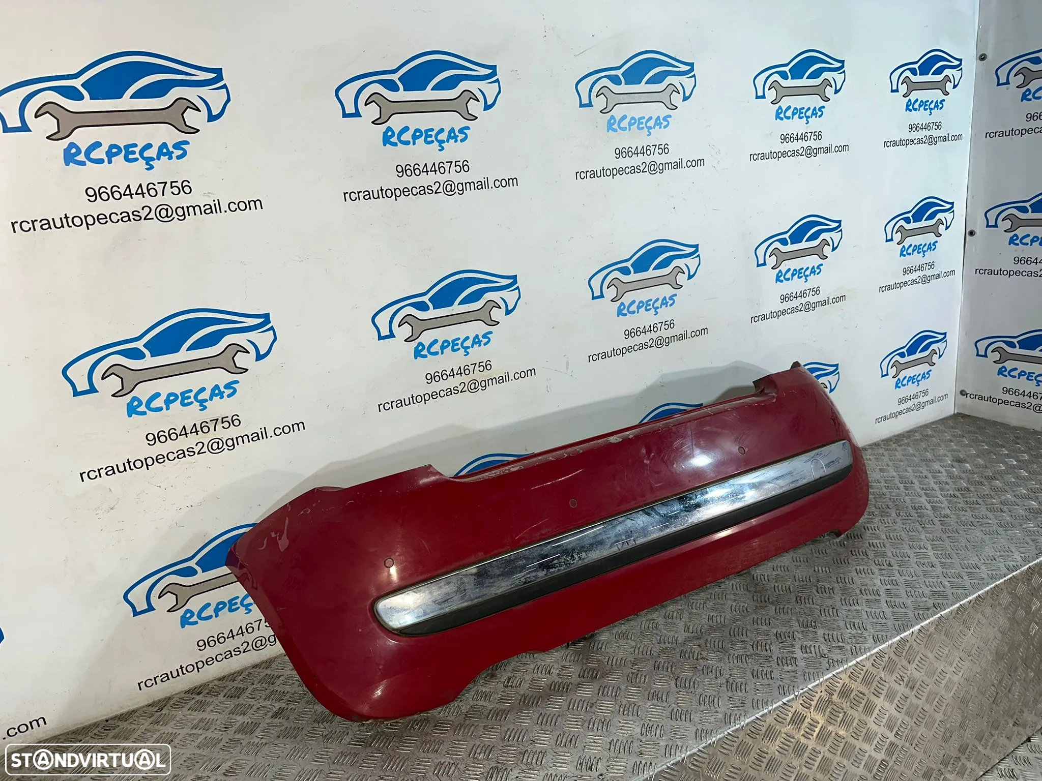 .Parachoques Tras Traseiro Original Fiat 500 312 2007 - Presente - 3