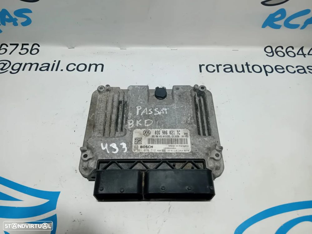 Centralina Bosch Original VW Volkswagen 2.0 TDi 03G 906 021 TC / 0 281 014 712 - 2