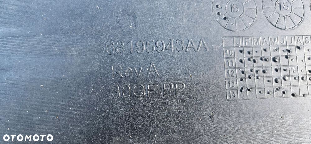 JEEP GRAND CHEROKEE WK2 LIFT SUMMIT OVERLAND Dolna osłona zderzaka Płyta pod zderzak 68037063AD 68037063AE Osłona podwozia Płyta dolna 68195943AA 68191341AA 68191341AB 68037062AE 68191341AB OSŁONY W STANIE BDB NIE POŁAMANE ORYGINAŁ - 8