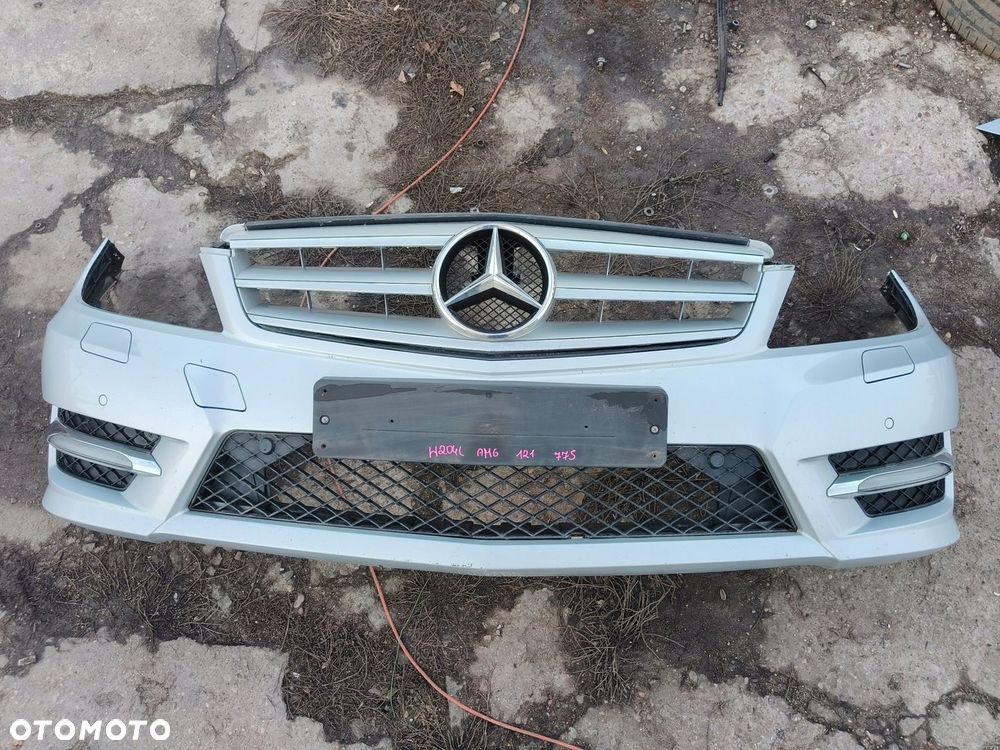 MERCEDES W204 LIFT C KLASA ZDERZAK PRZEDNI AMG LED PDC 775 - 1