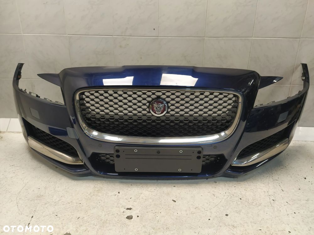 JAGUAR XF X260 ZDERZAK PRZÓD PRZEDNI KOMPLETNY 4XPDC SPRYSKIWACZE GRILL ATRAPA CHŁODNICY ZNACZEK WIĄZKA ORYGINAŁ - 2