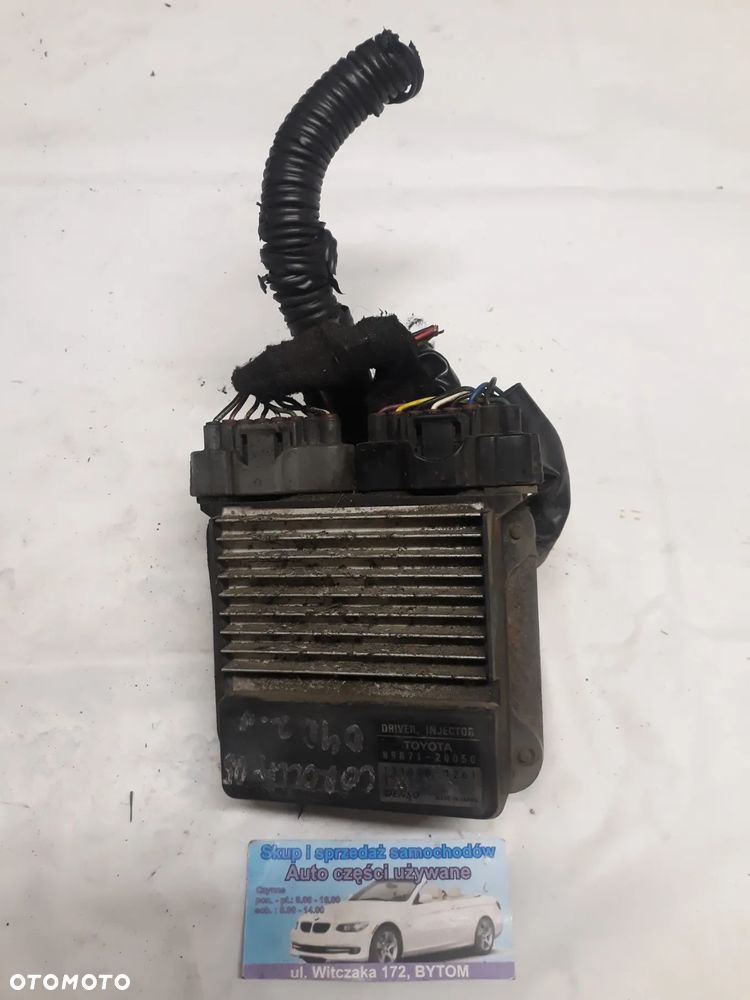 STEROWNIK MODUŁ WTRYSKÓW TOYOTA AVENSIS II T25  2,0 D4D  2003r  89871-20050 - 1