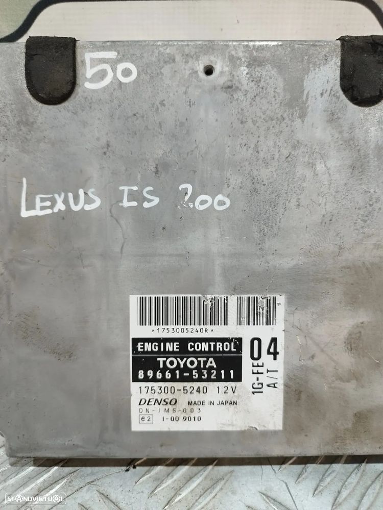 Centralina ECU motor denso Lexus IS 200 8966153210 1753004322 - 5