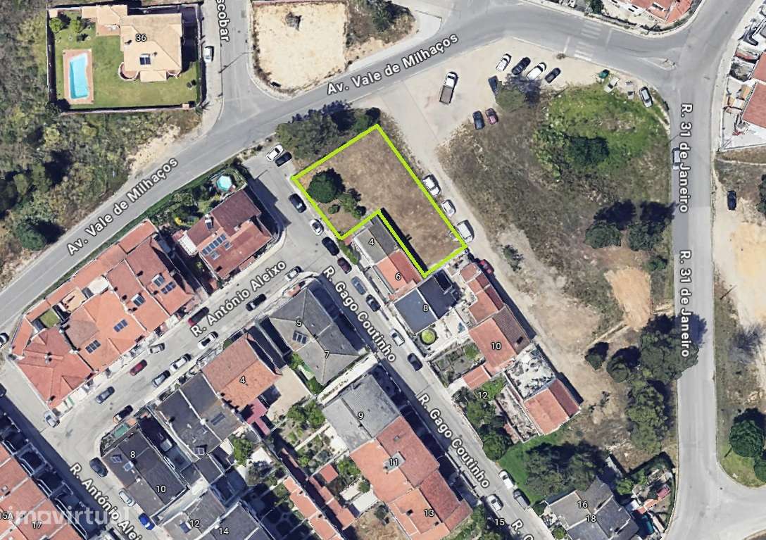 Terreno Urbano de 600 m² para Construção – Vale de Milhaços, Corroios - Grande imagem: 3/9