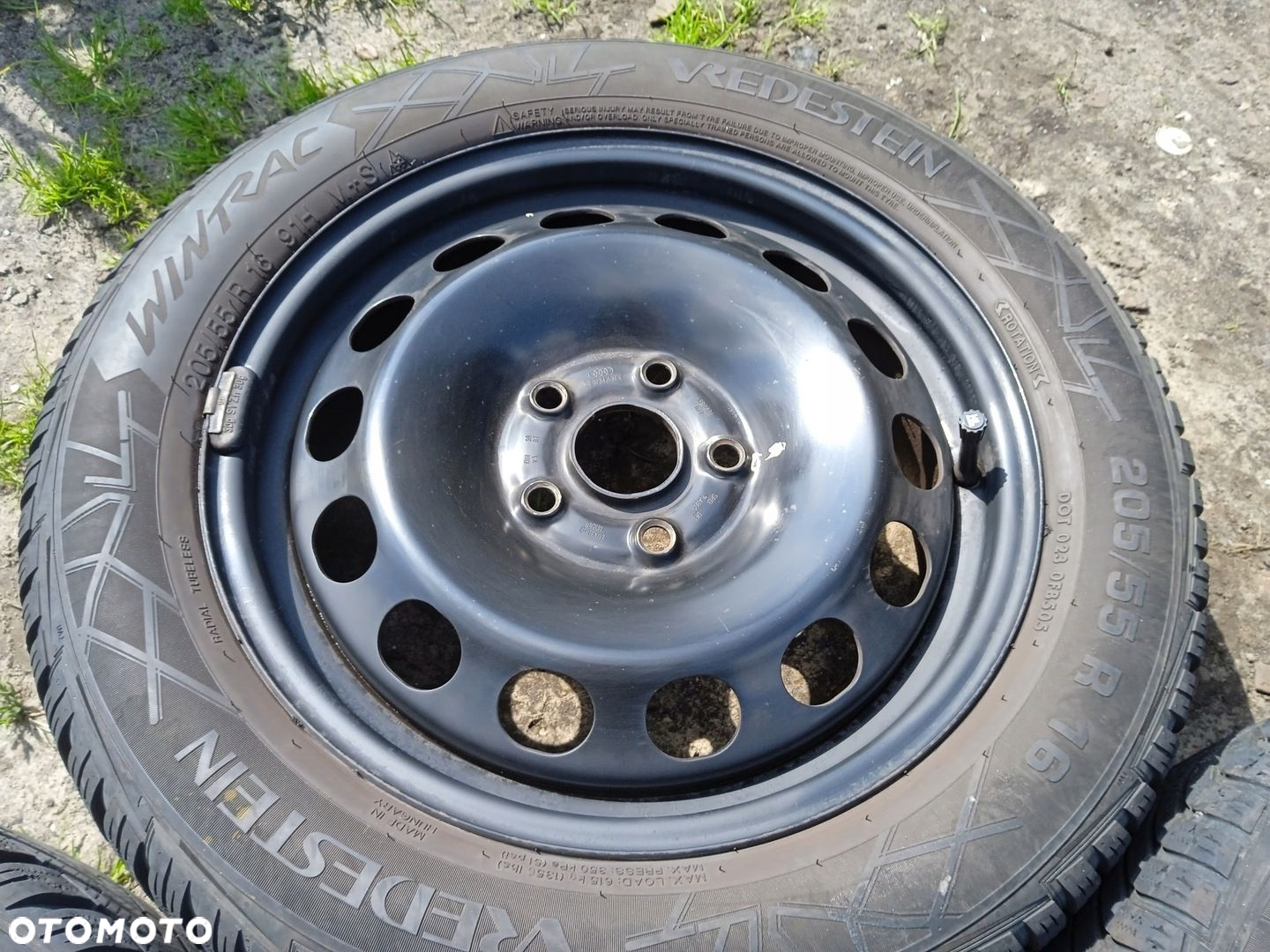koła zimowe Felgi stalowe 5x112 Audi A3 8P Opony 205/55 R16 - 5