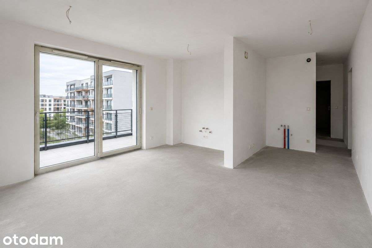 2 pokoje | 50,63 m² | Taras | Krzyki | Braterska
