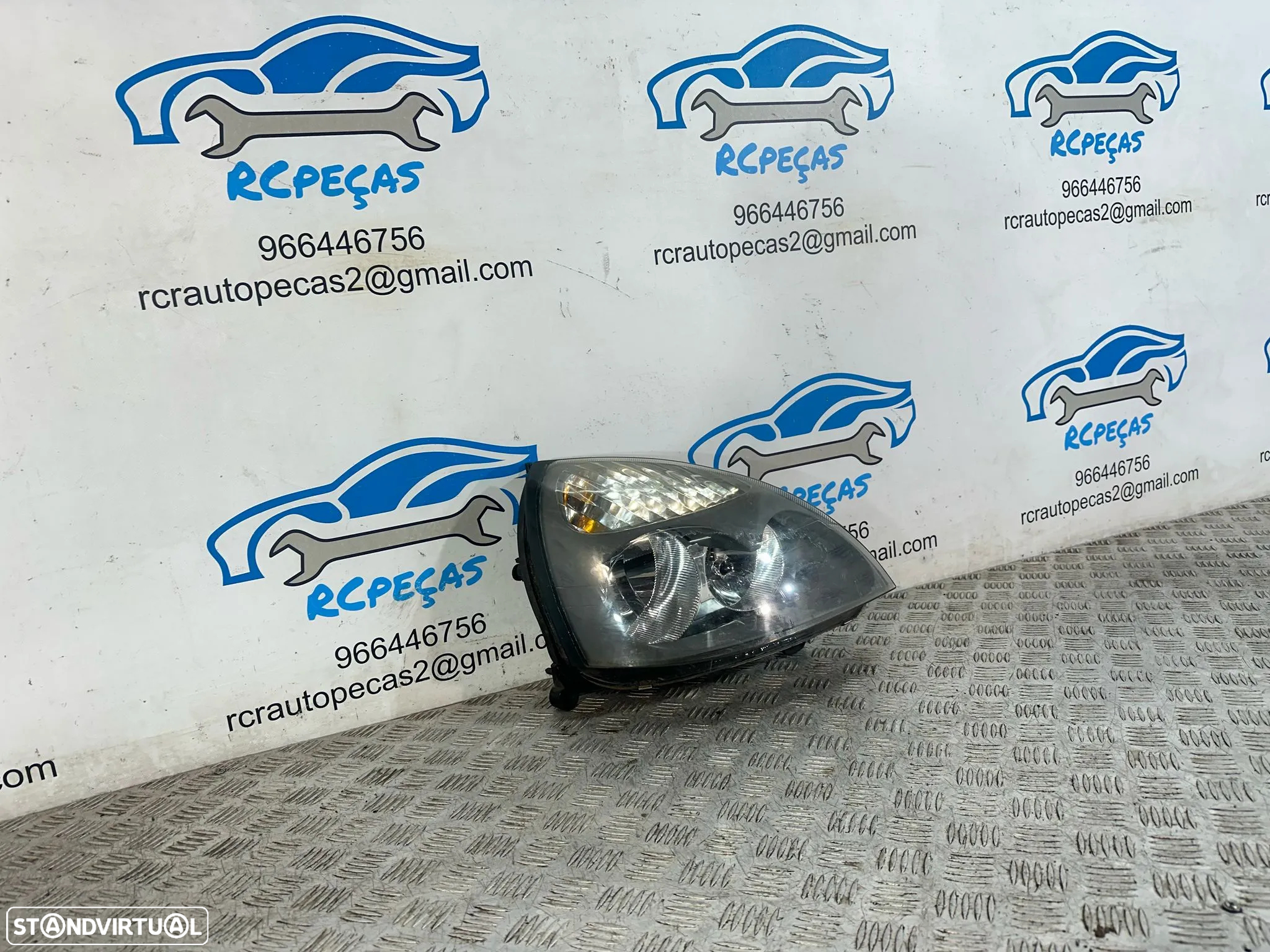 .Farol Otica Frente Frontal Esquerda Original Renault Clio 2 Fase 2 2001 - 2005 - 9