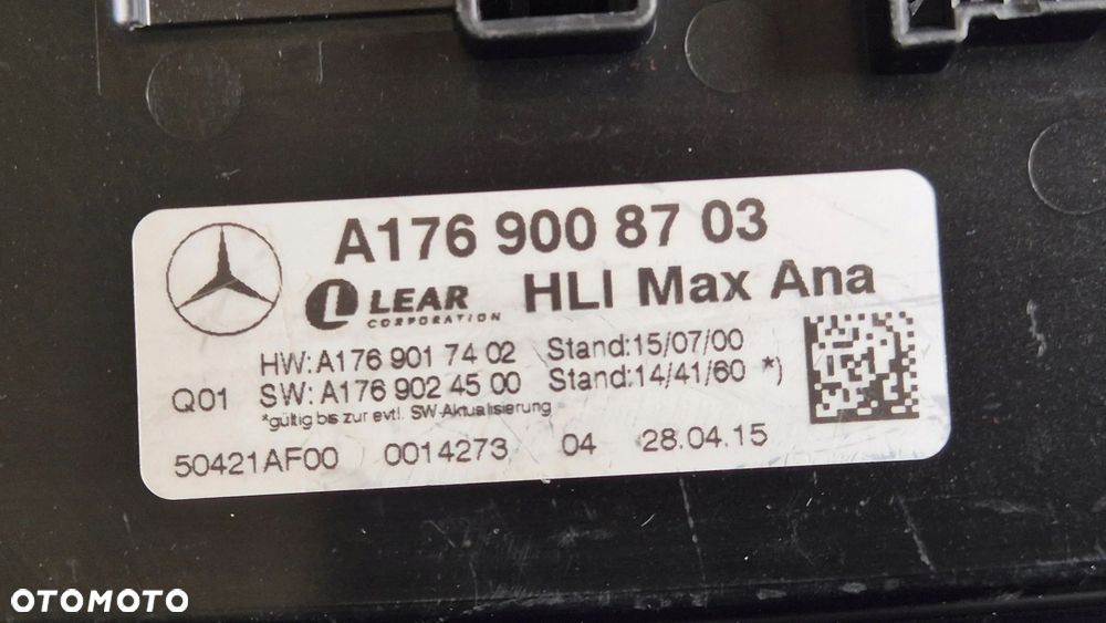 Przetwornica Moduł LED lampy Mercedes W176 W156 OE A1769008703 ORYGINAŁ !!! - 11