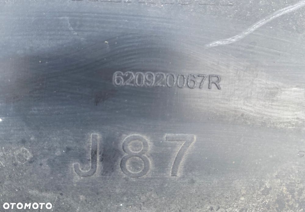 RENAULT CAPTUR 1 I ORYGINALNA OSŁONA PŁYTA ZDERZAKA przedniego POD ZDERZAK PRZEDNI PRZÓD OBUDOWA OSŁONA SILNIKA  PODŁOGA POD SILNIK  620920067R - 6