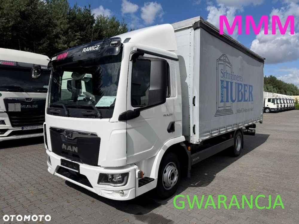 MAN TGL 8.220 JAK NOWY 18 TYS KM ROZSTAW 3,6 DMC 8800 KG PLANDEKA FIRANA 5,2 KONTRAKT SERWIS MAN DE - 1