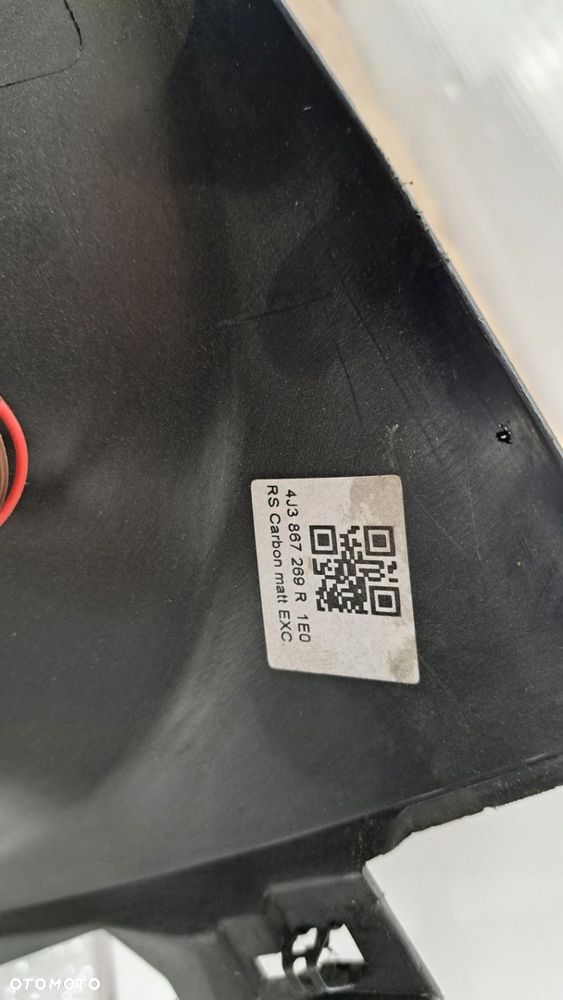 OSŁONA PROGU PRÓG CARBON AUDI E-TRON GT RS 4J3867269R - 6