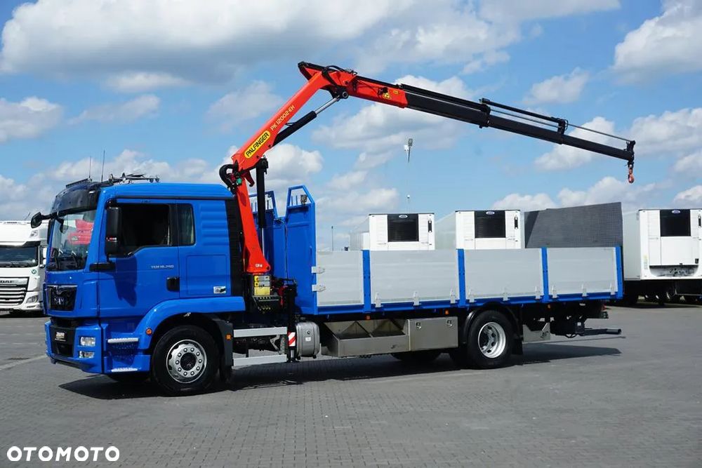 MAN TGM / 18.290  / SKRZYNIOWY + HDS + WINDA / PALFINGER PK 12002 / WYSIĘG 10 M - 3