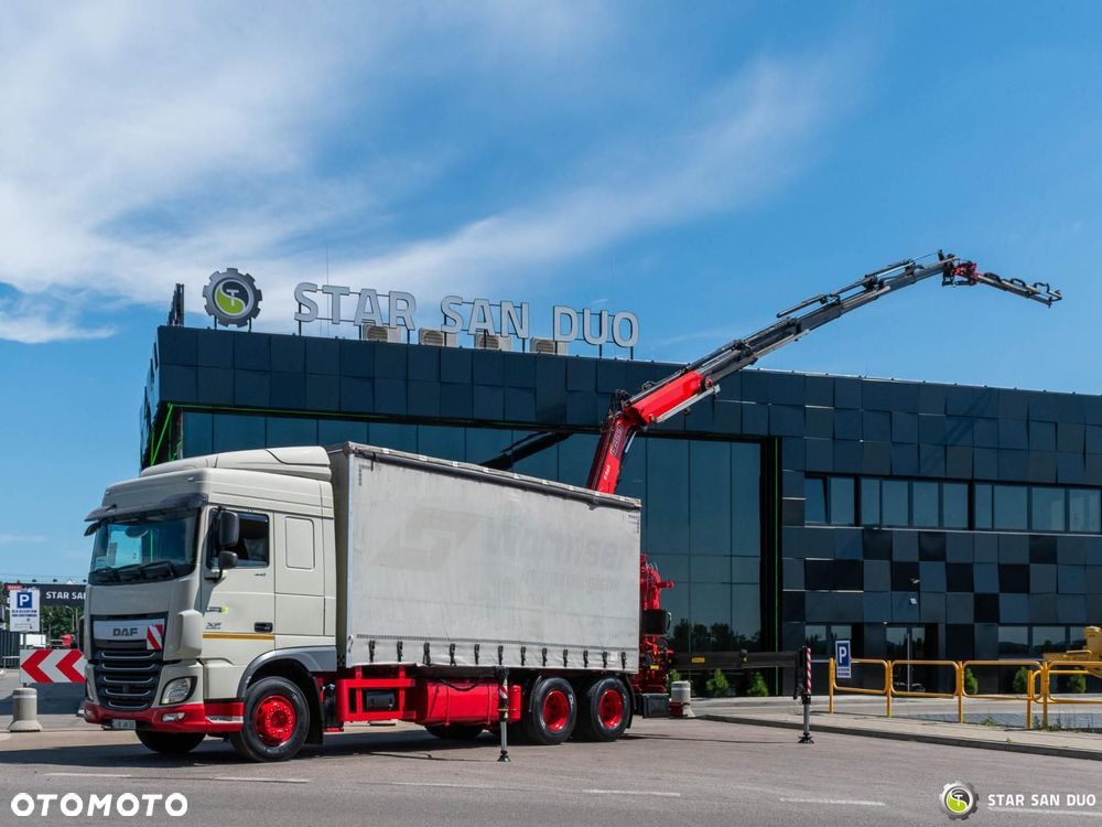 DAF XF 440 6x2 Fassi F365 FLY JIB HDS Żuraw Crane Kran Chwytak do Palet - 7