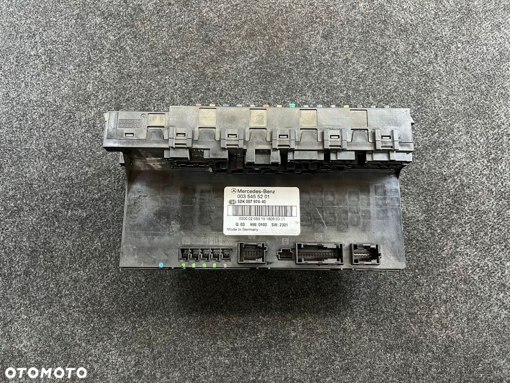 mercedes w203 skrzynka moduł sam sterownik haka 0035455201 0295456732