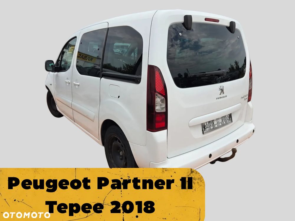 Peugeot Partner II Tepee 2018 Silnik 1.6 BlueHDi (BHY DV6FD) 99 KM (73 kW) EWPA Na części silnik, drzwi, zderzak, klapa bagażnika, lampa