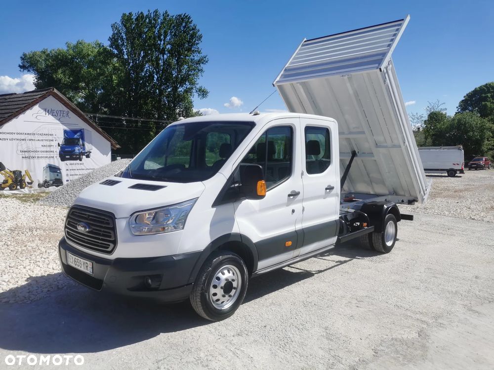 Ford Transit 2.0-170KM Brygadówka wywrotka Klima kiper doka Hak dubel na bliźniaku - 7