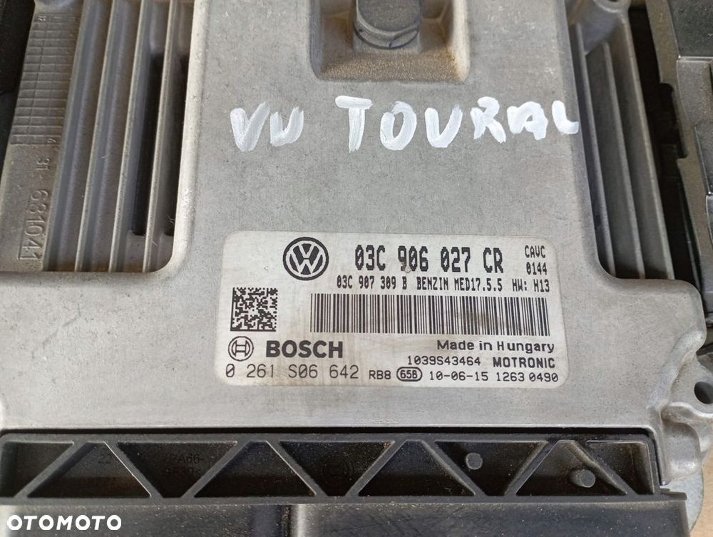 VW TOURAN II 2 1.4 TSI STEROWNIK KOMPUTER SILNIKA 03C906027CR - 3