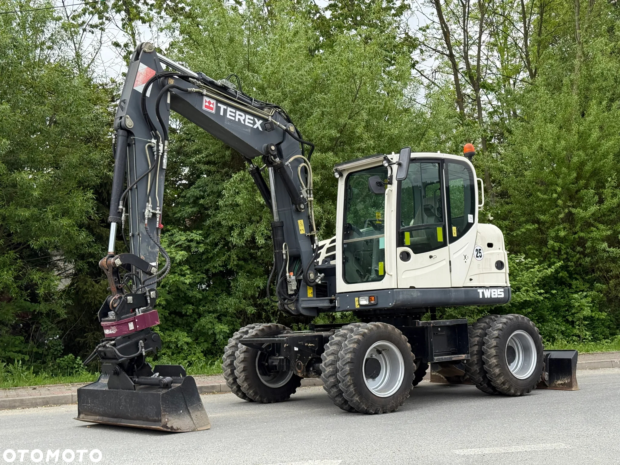 Terex * Koparka Kołowa TEREX TW 85 * Sprowadzona * Rototilt * - 22