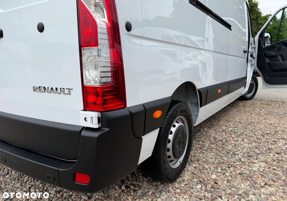 Renault MASTER L3H2 MAXI MOCNY SILNIK 2.3DCI Rozrząd na ŁAŃCUCHU, Pełna zabudowa paki, Zawiasy drzwi tył 180' DMC3.5t Duża ładowność 1302Kg, Homologacja VAT-1, Parktroniki, Minibar, Stolik EasyLife, Lustro WideView, Oświetlenie LED, Tempomat, Halogeny, Pakiet Chrom Design, Szare wnętrze, SERWIS ASO RENAULT!! - 35