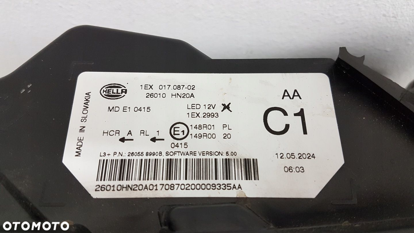 LAMPA PRZÓD PRAWA NISSAN QASHQAI III J12 LIFT FULL LED 24- - 9