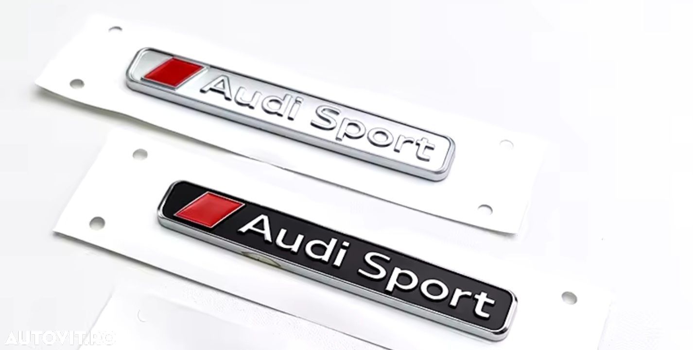 Emblema-Sigla-Logo-Audi-Sport-A1-A3-A4-A5-A6-A7-A8-Q3-Q5-Q7-Q8-Quattro - 1