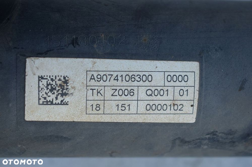 wał napędowy mercedes sprinter w907 w910 2.2 d a9074106300 - 4