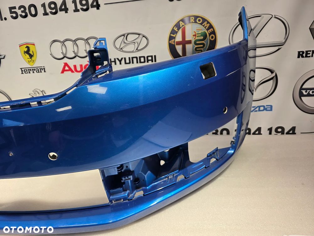 SKODA RAPID 5JA 12-19 ZDERZAK PRZEDNI PRZÓD NA SPRYSKI + 4xPDC , KOLOR NIEBIESKI METALIK , NR 5JA807221 , NR AUKCJI NZ1601 - 12