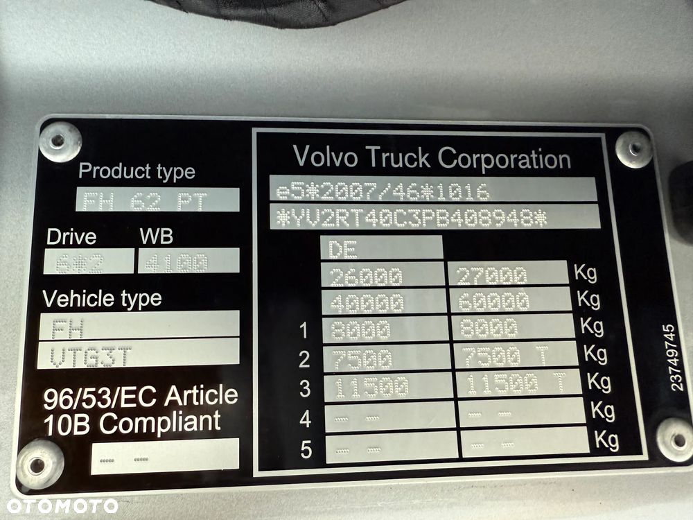 Volvo FH500 PUSHER 6X2/XENON/NAVI/KLIMA.POSTOJOWA/SPROWADZONY Z NIEMIEC - 14