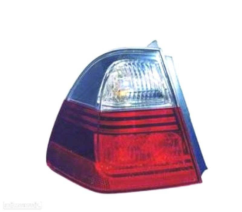 FAROLIM EXTERIOR ESQUERDO PARA BMW E91 TOURING VERMELHO CROMADO ESCURECIDO - 1