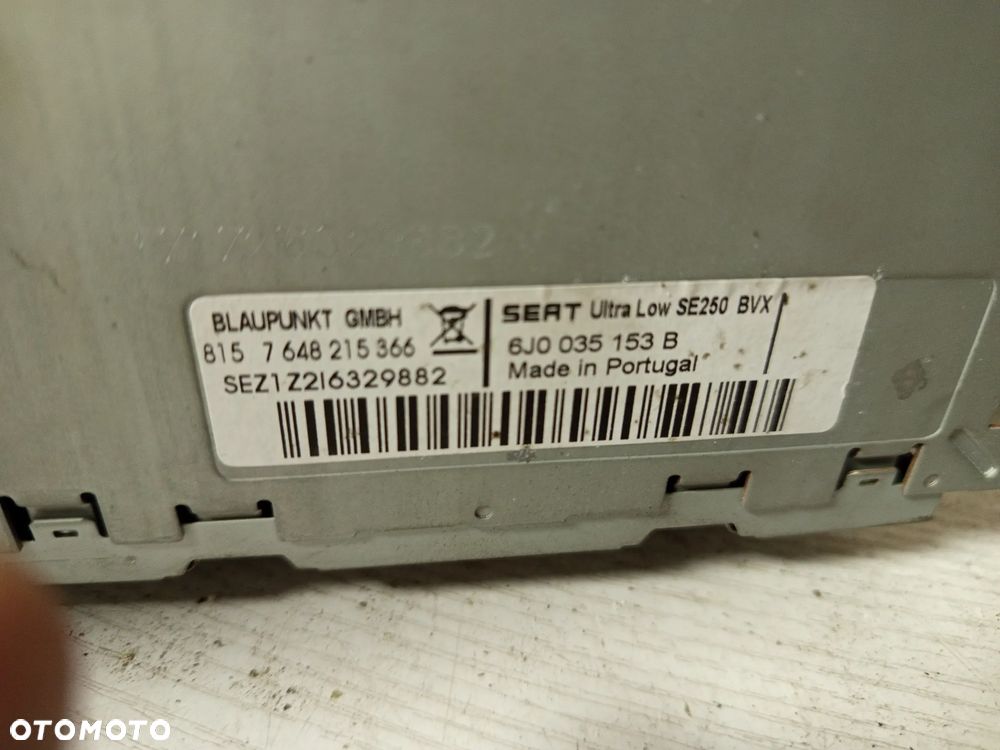 RADIO CD ORYGINALNE SEAT IBIZA IV 6J 6J0035153B - 5