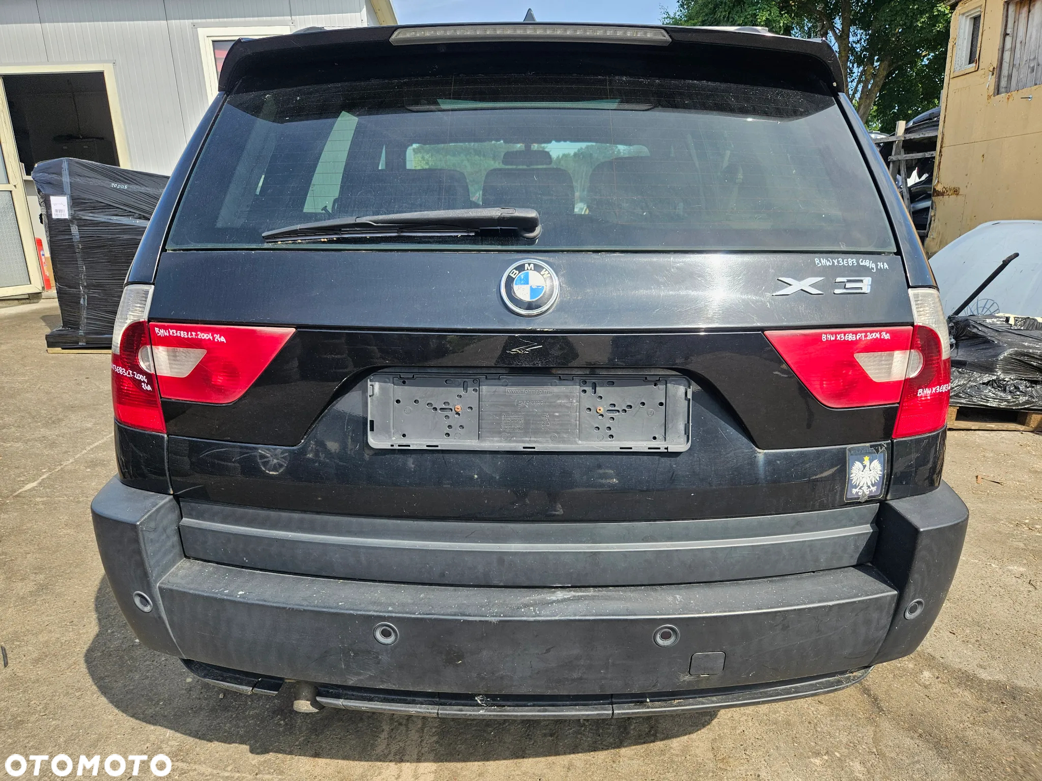 BMW X3 E83 KLAPA BAGAŻNIKA 668/9 - 15