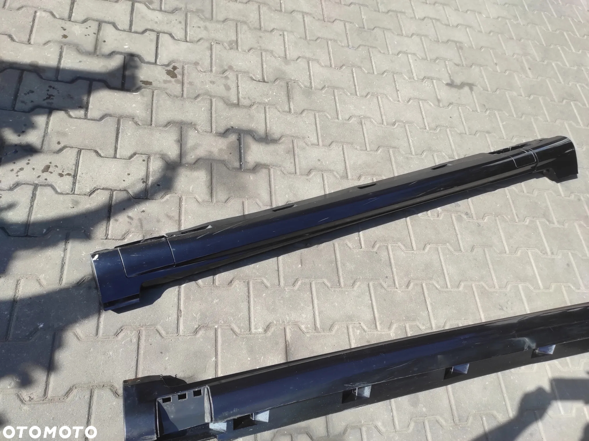 PRÓG PROGI NAKŁADKI LISTWY VW PASSAT B6 R LINE LC9X CZARNE WYSYŁKA !!!! - 4