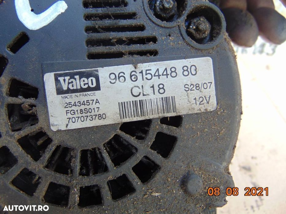Alternator citroen C4 Picasso 1.6hdi grand picasso c3 mazda 3 1.6 ford - 2