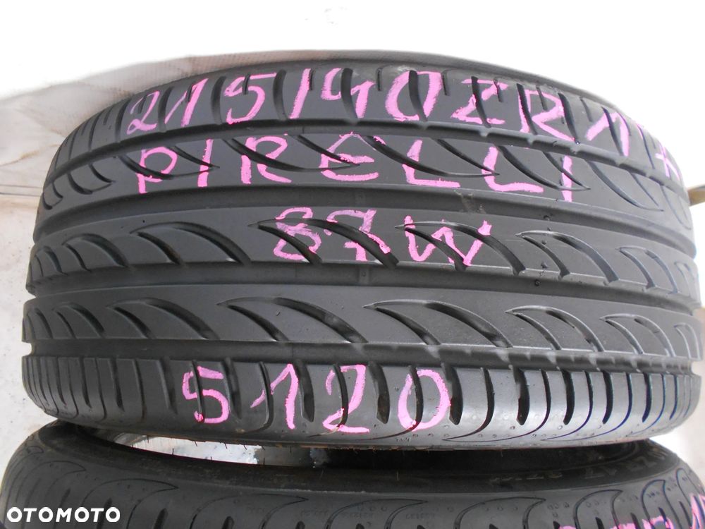 OPONY 215/40R17 PIRELLI PZERO NERO GT DOT 5120 8MM - 2