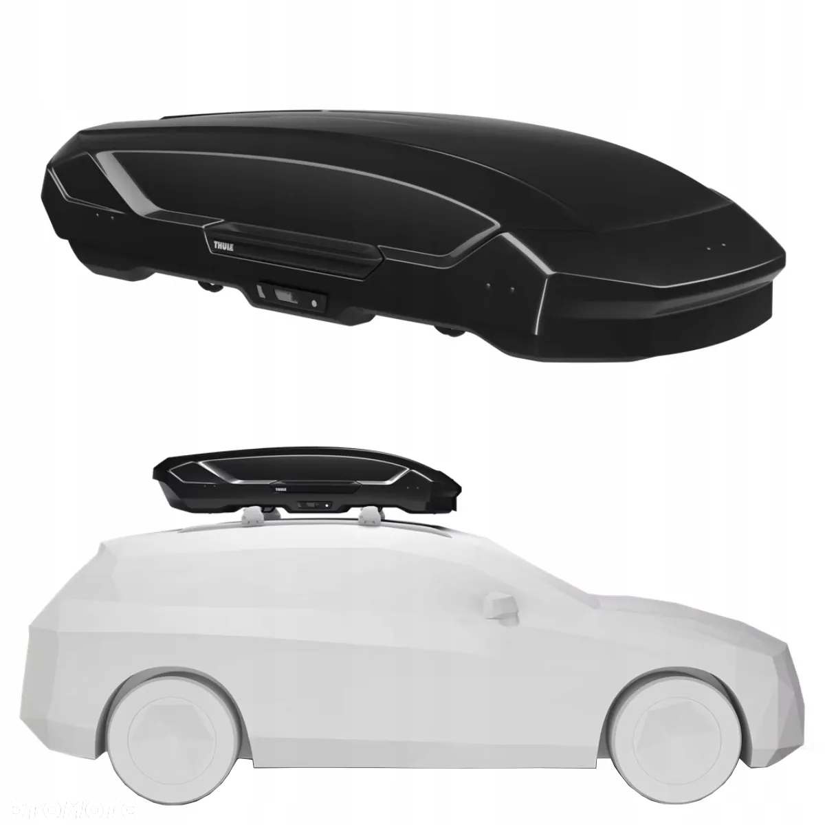 BOX DACHOWY THULE MOTION 3 SPORT BLACK GLOSSY Z CZARNYM POŁYSKIEM 300 L - 2