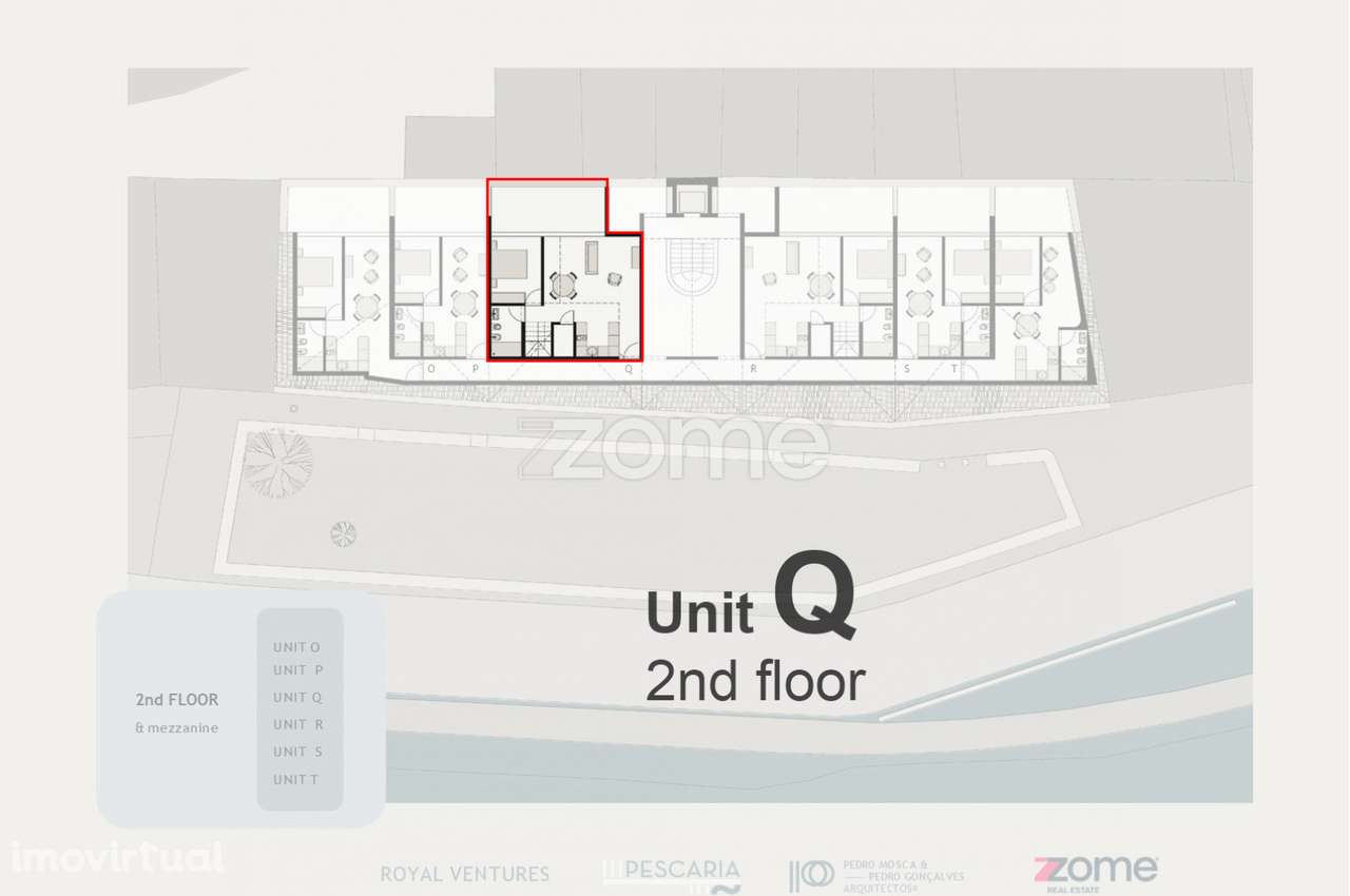 Apartamento T1 duplex novo terraço garagem Vila Nova Gaia (Fração Q... - Grande imagem: 5/19