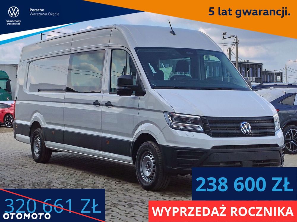 Volkswagen Crafter Crafter 35 Furgon z wysokim dachem silnik: 2,0 l EURO VI SCR 163 KM / skrzynia biegów: Przedni napęd automatyczna 8-biegowa rozstaw osi: 4490 mm L5 - 1