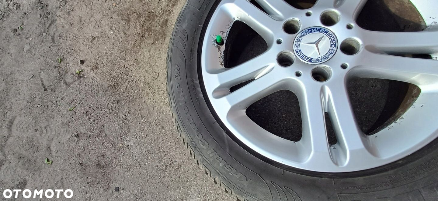 MERCEDES W211 KOMPLET ALUFELG R16 5X112 ALUFELGI OPONY - 6