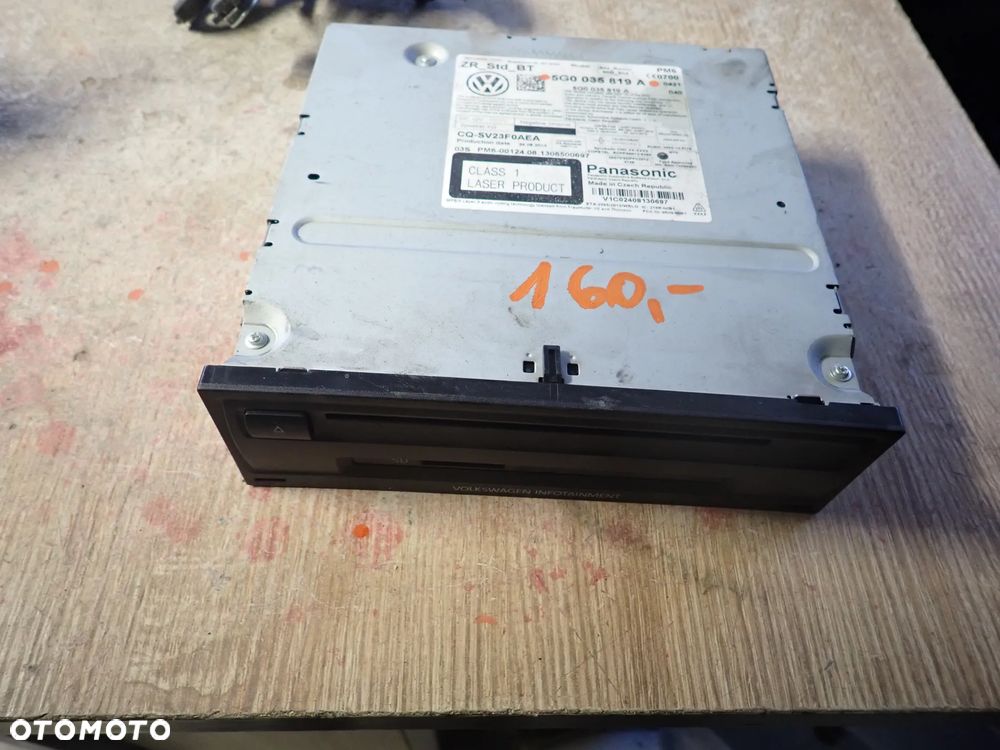 VOLKSWAGEN GOLF VII MODUŁ JEDNOSTKA STERUJĄCA SYSTEM INFOTAIMENT 5G0035819A - 1