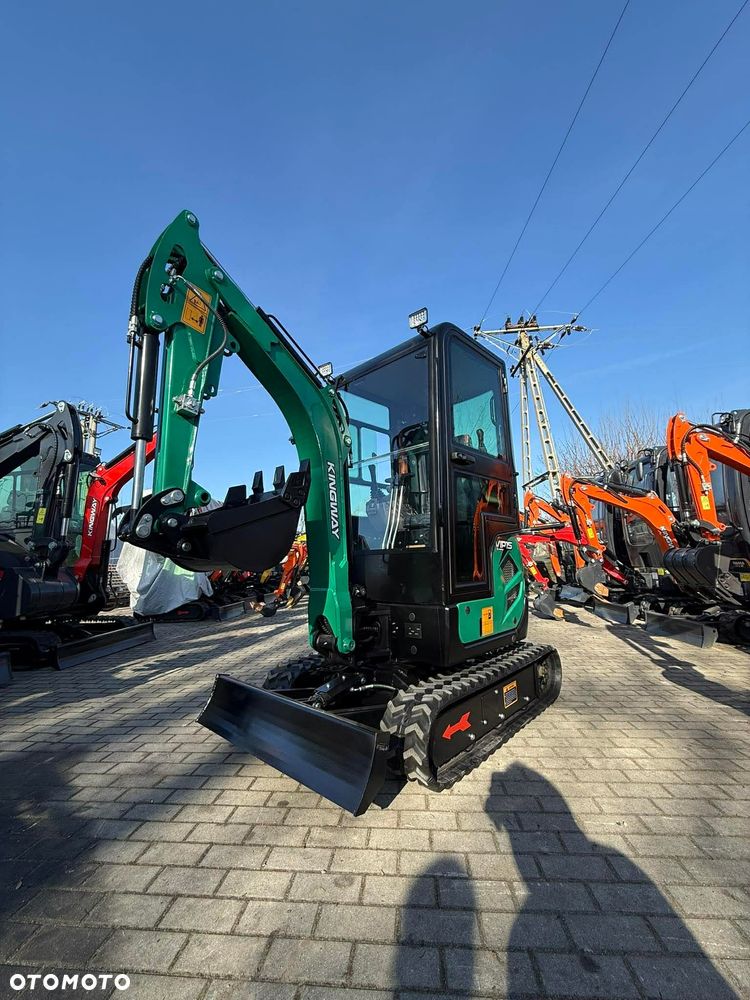 Kingway SV15 JOISTICK KABINA Ramię skr 1500kg 3 łyżki 3-cyl SILNIK 25KM D - 37