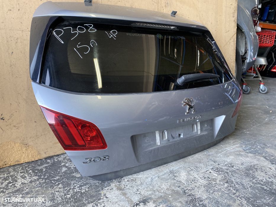 Tampa da Mala Peugeot 308 carro ano 2015 - 3