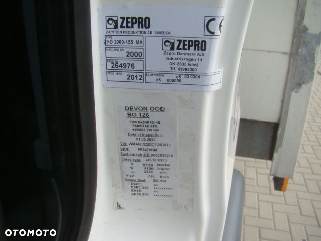 MAN TGL 12-220 8.10M KLIMA WINDA 2000KG - 20