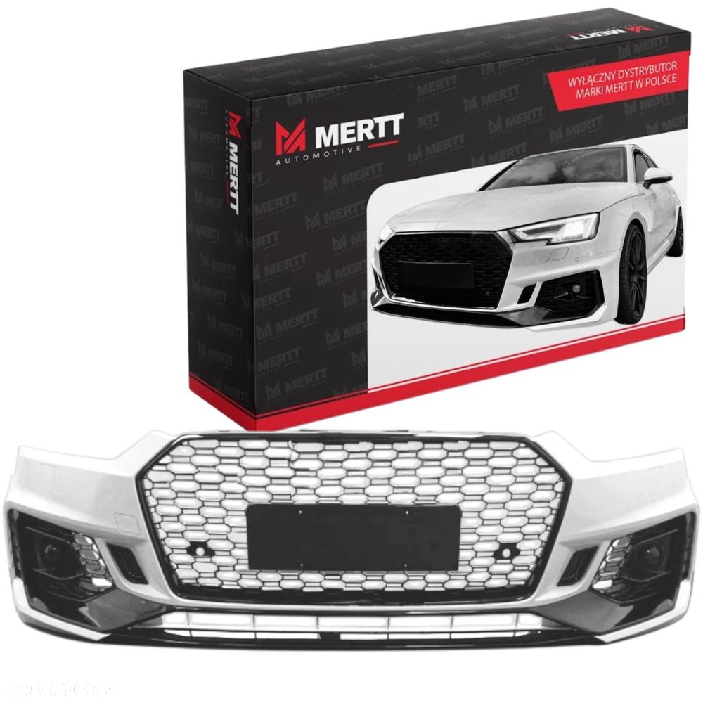 AUDI A4 B9 8W 2016-2020 S4 BODY KIT RS4 LOOK ZDERZAK PRZÓD PRZEDNI - 1