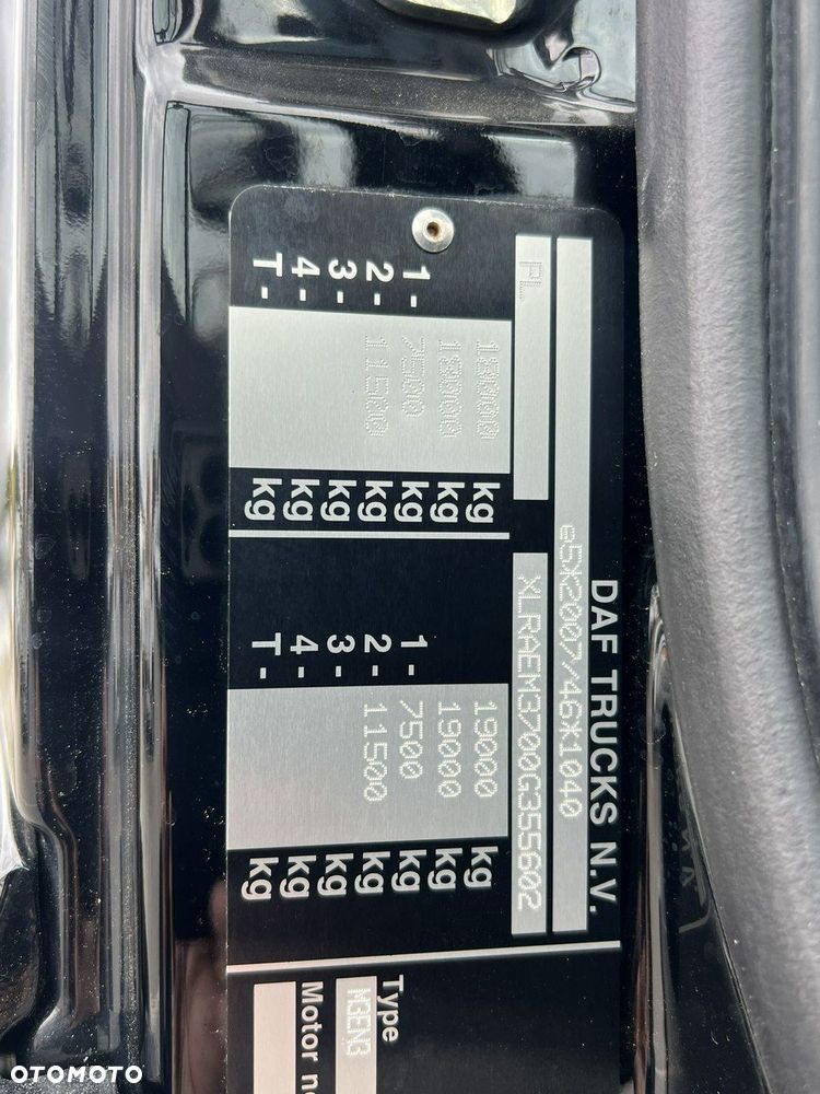 DAF CF 320 E6 Winda Firana Tył Drzwi Dach Zsuwany Długi 9.40m - 33