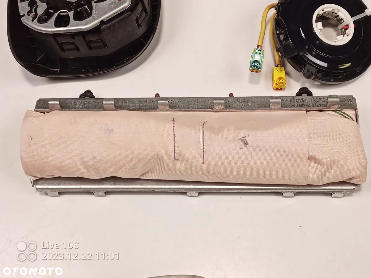 JEEP GRAND CHEROKEE WK2 16-21r Poduszka Powietrzna AirBag Taśma Komplet Ciemny Brąz - 16