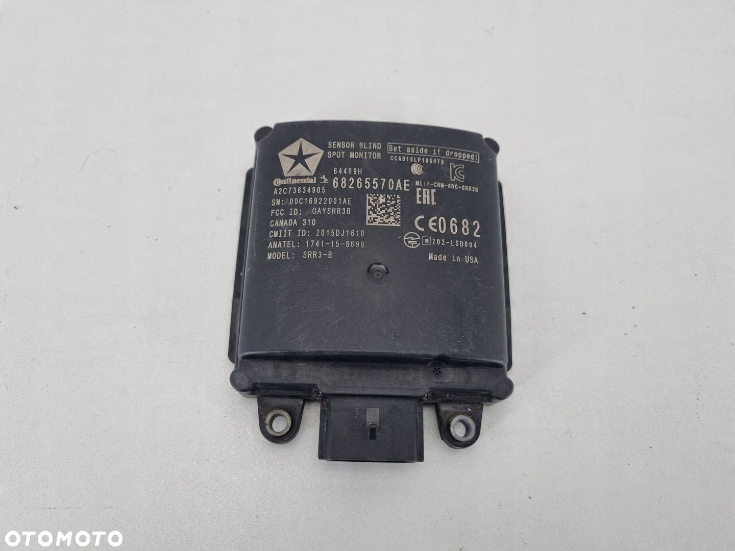 jeep grand cherokee wk2 RADAR MARTWEGO POLA 68265570AE - 1