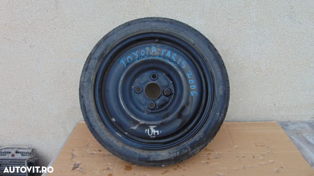 Roata rezerva Slim R15/T25/70D15 95M Toyota Yaris an 2006 - 2