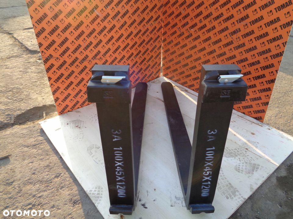 Widły 3A 3T 100x45x1200 Widła 3500 kg Wózek widłowy JCB CAT YANMAR BOBCAT HITACHI FIAT JCB - 4